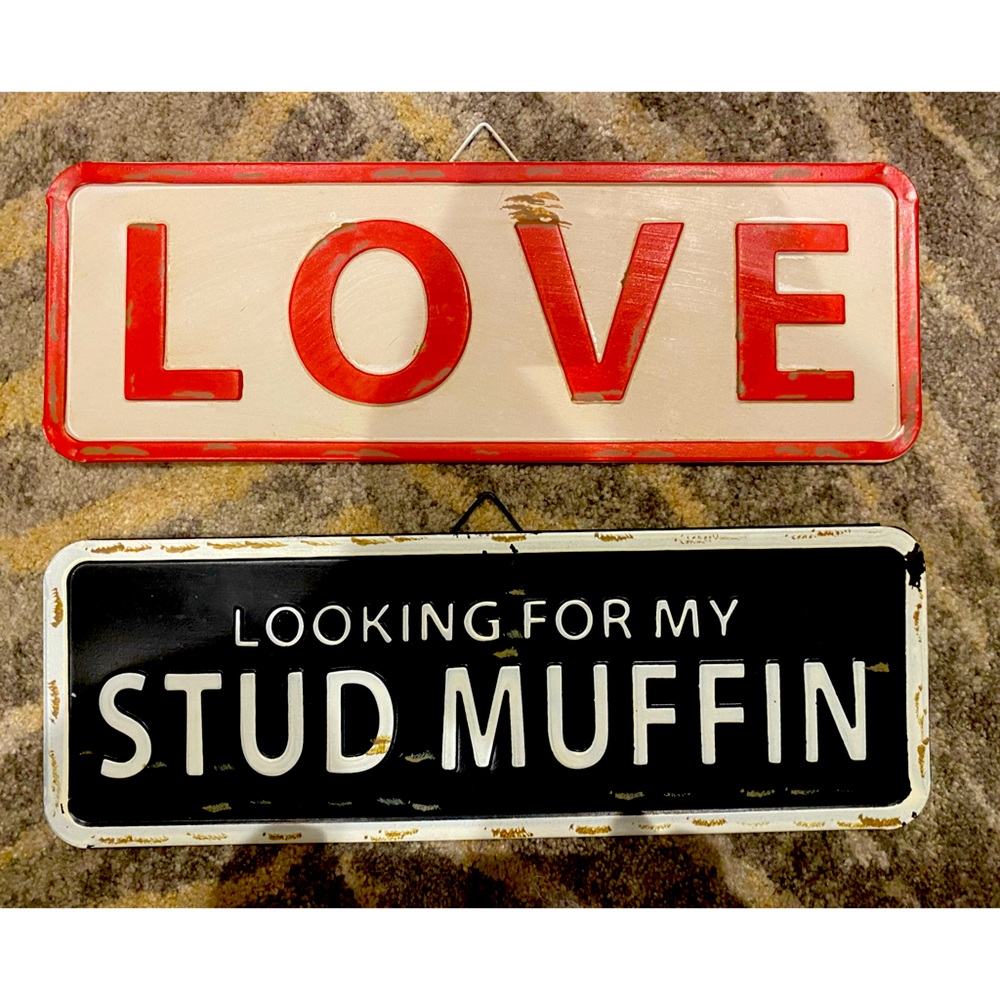 13.5 X 4.5 Two signs For Sale.